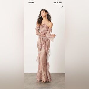 halter neck ribbed dress Sunbeam Splendor Goldenrod Ribbed Halter Mini Dress main image 1